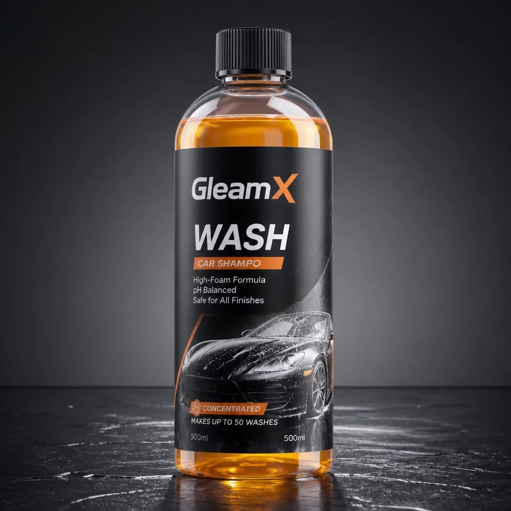 GleamX Wash auto chemical wash concentrate